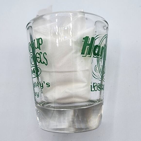 Vintage 2002 Hard Rock Cafe Los Angeles St. Patty's Day Shamrock Shot Glass - Picture 8 of 8